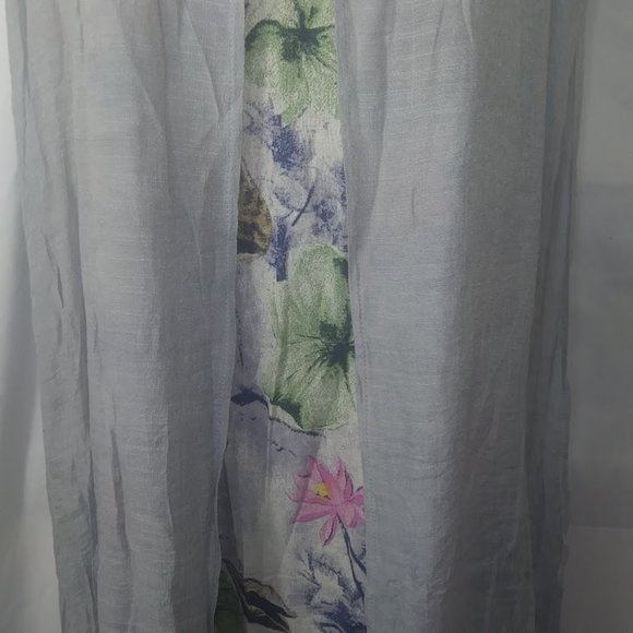 Ejoy Net Layered Mock Jacket Midi Dress - Picture 4 of 5